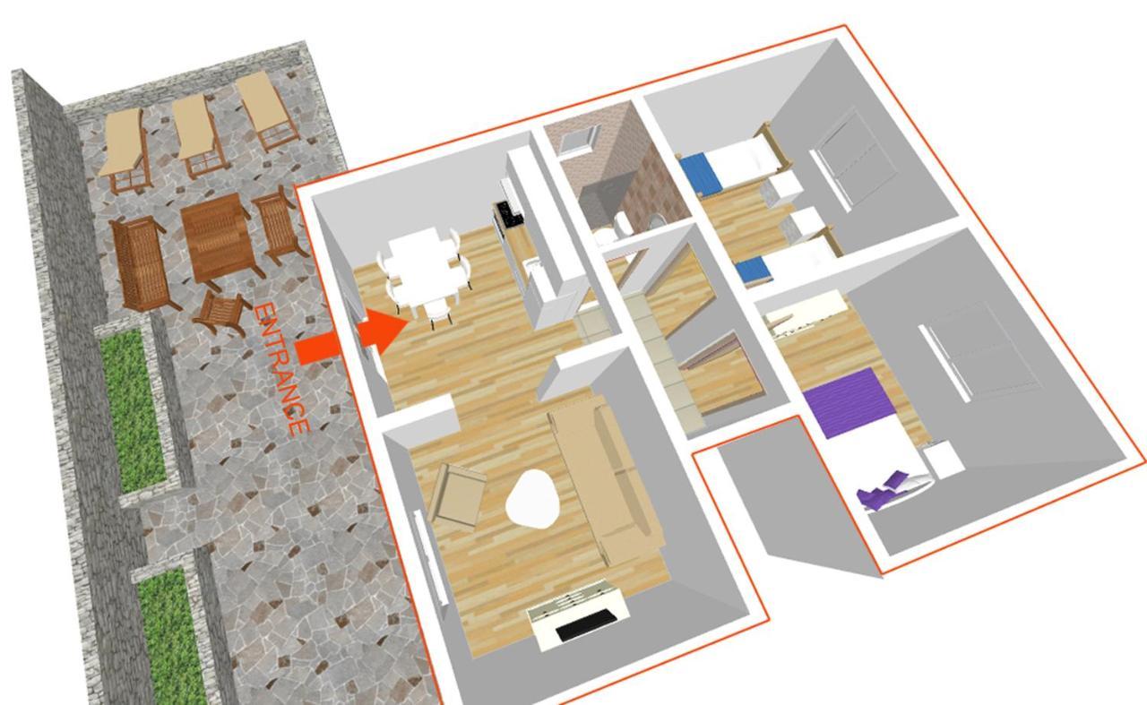 Apartman Bonaca Trogir Exteriör bild