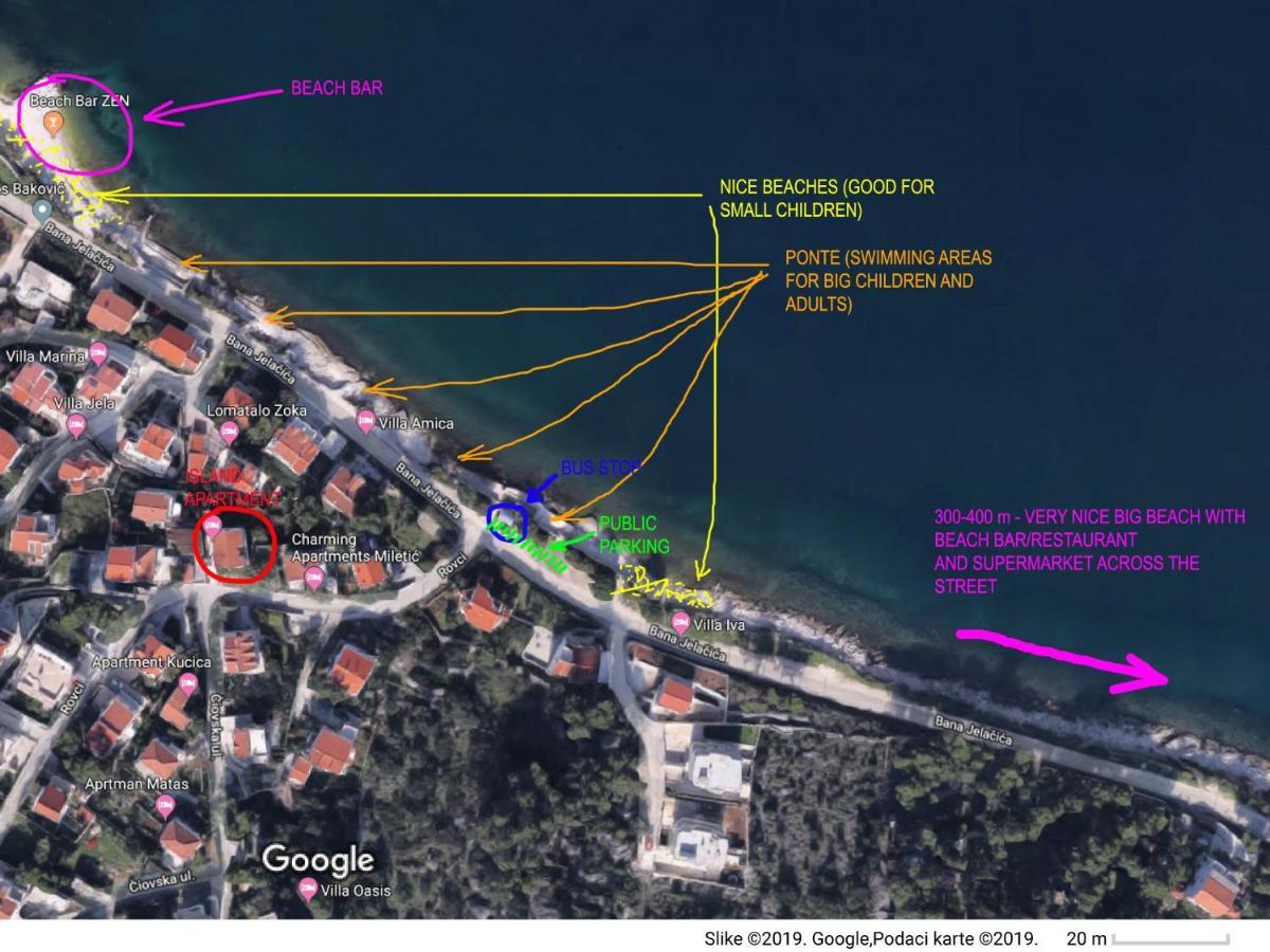 Apartman Bonaca Trogir Exteriör bild